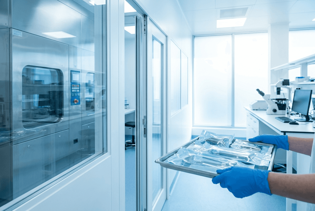 Sterilization-to-test transfer on the Boulder BioMed campus